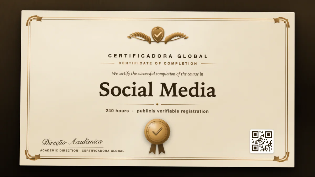 Cover of the Social Media course