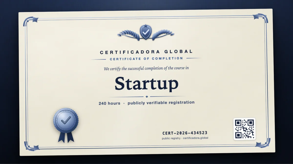 Cover of the Startup course
