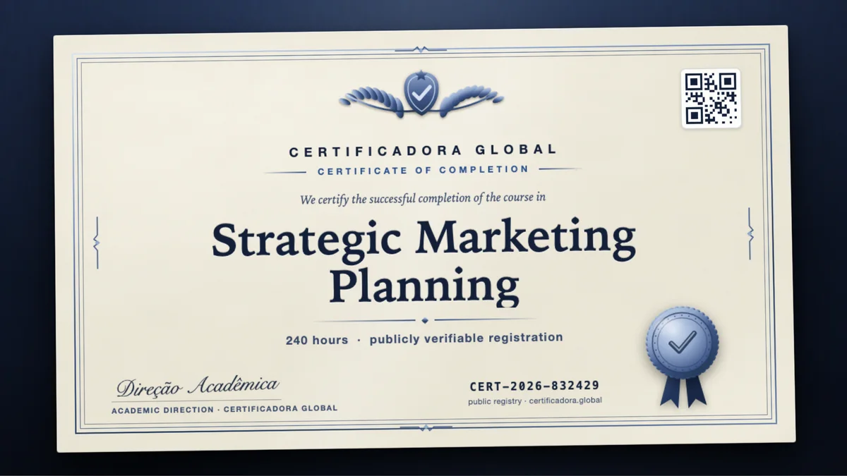 Cover of the Strategic Marketing Planning course