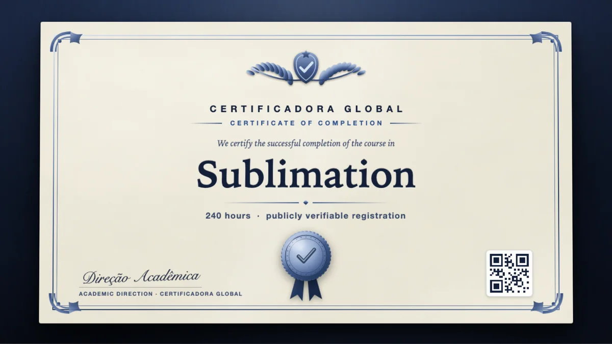 Cover of the Sublimation course