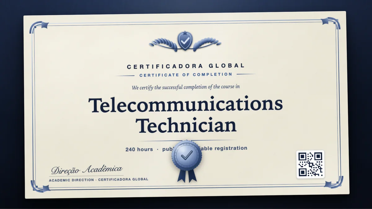Cover of the Telecommunications Technician course