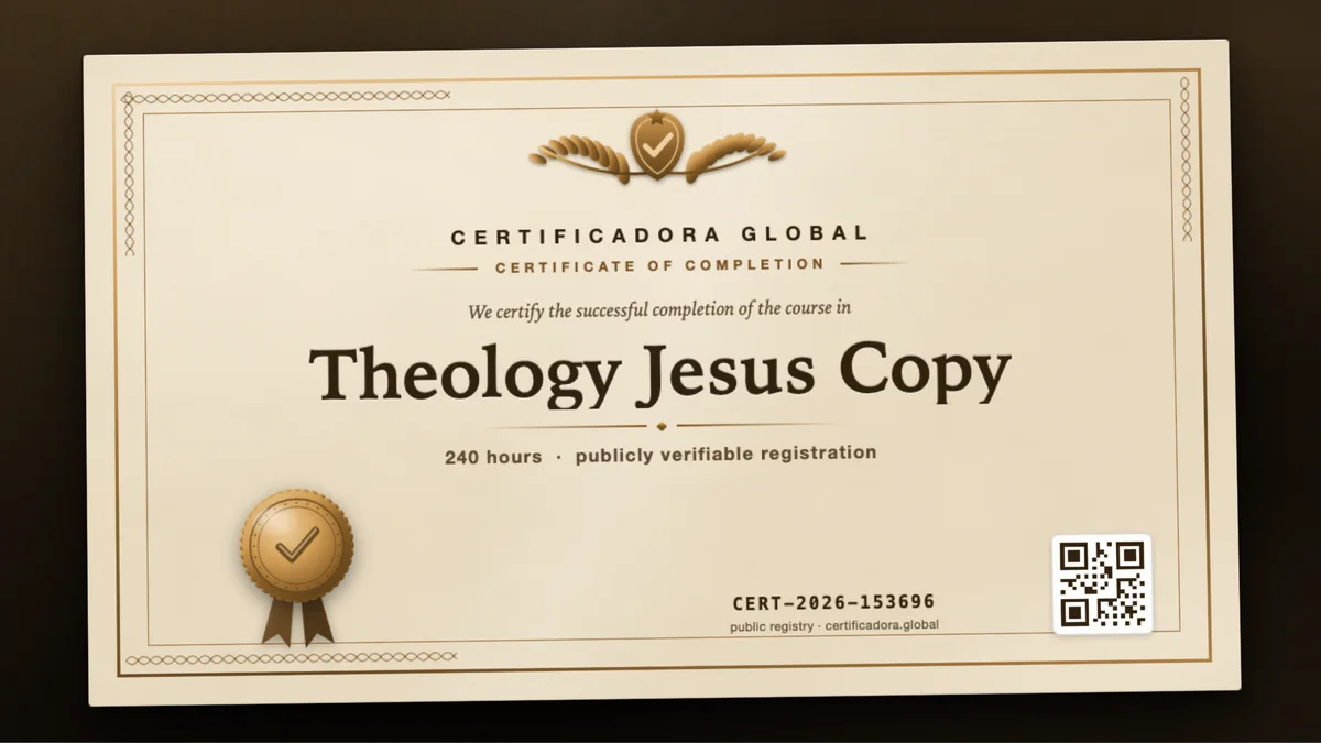 Cover of the Theology Jesus Copy course