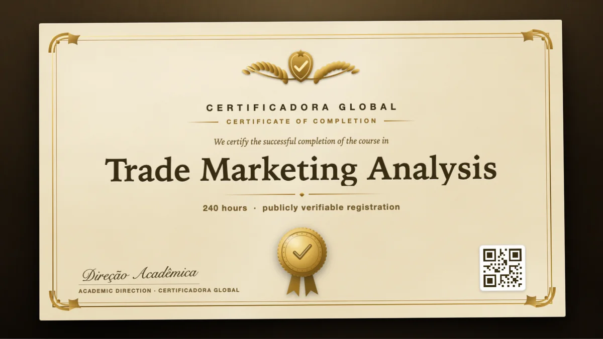 Cover of the Trade Marketing Analysis course