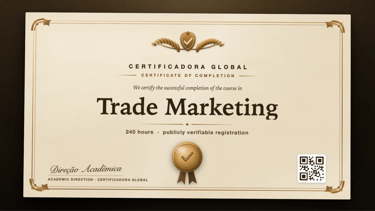 Cover of the Trade Marketing course