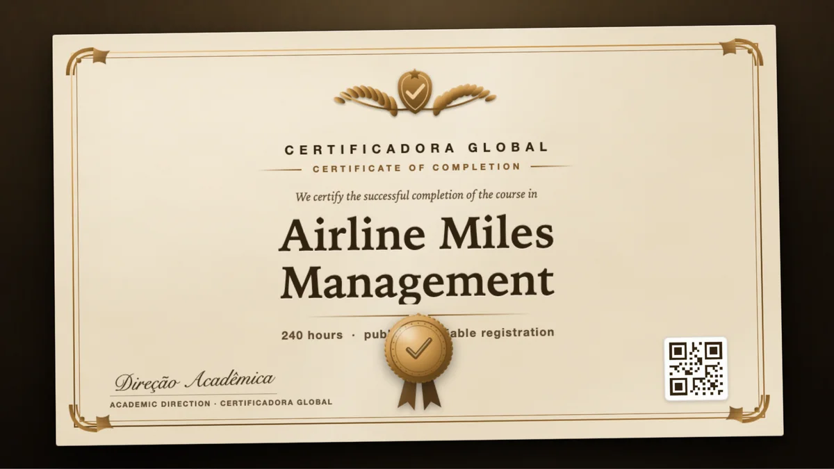 Cover of the Airline Miles Management course