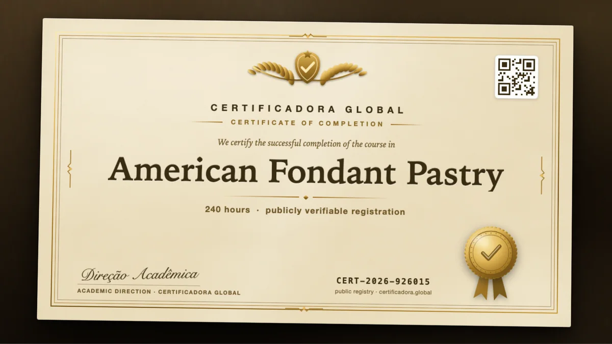 Cover of the American Fondant Pastry course