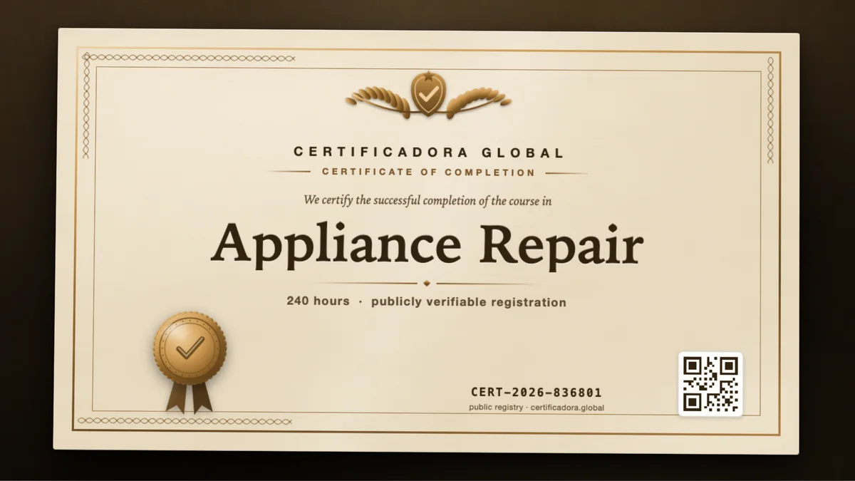 Cover of the Appliance Repair course