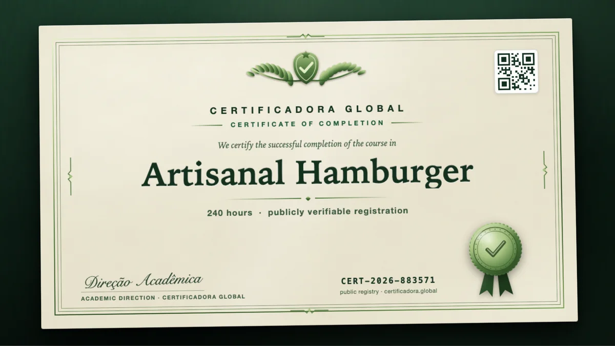 Cover of the Artisanal Hamburger course