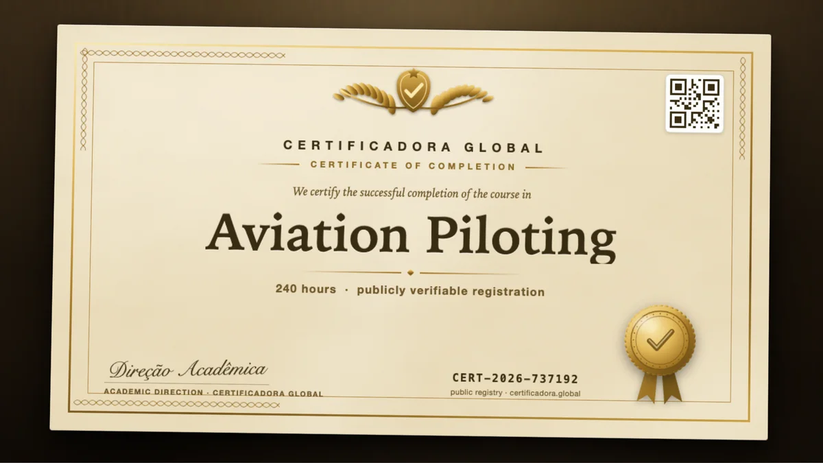 Cover of the Aviation Piloting course