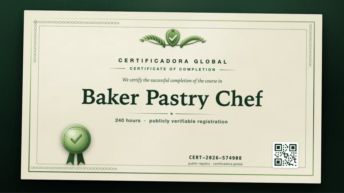 Cover of the Baker Pastry Chef course