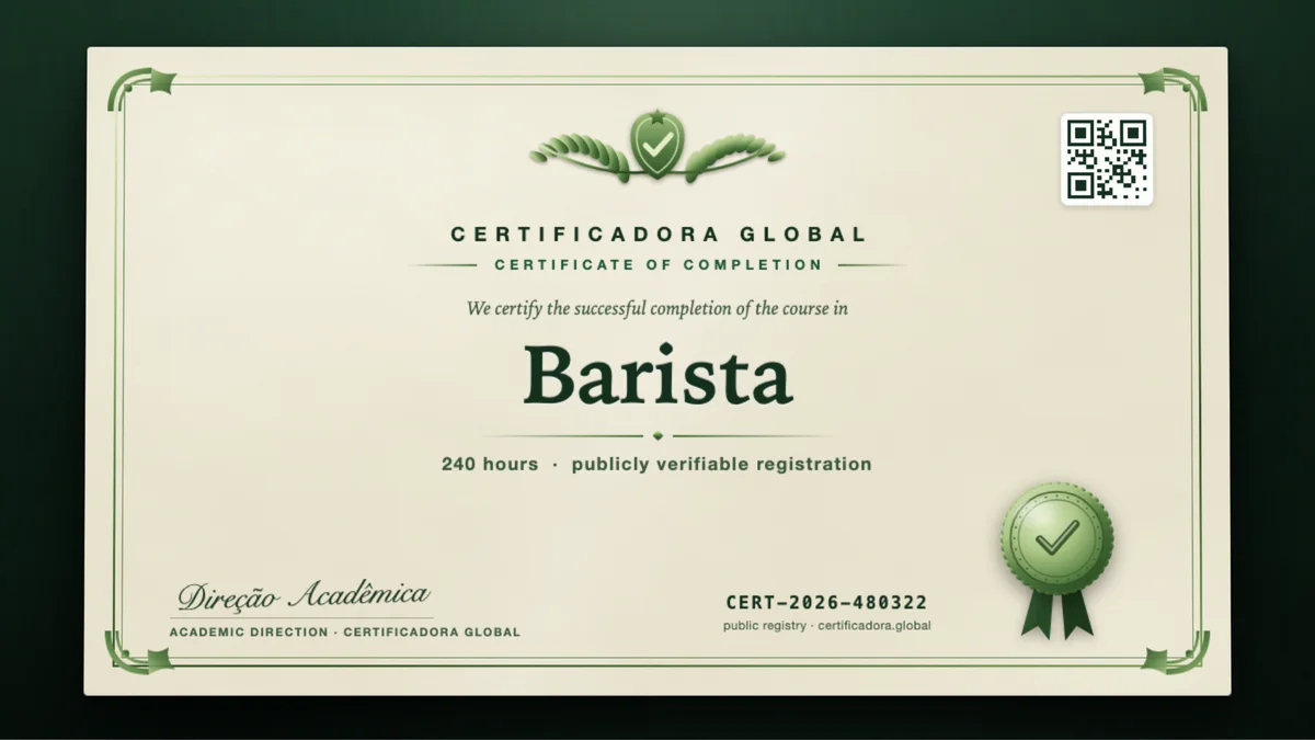 Cover of the Barista course