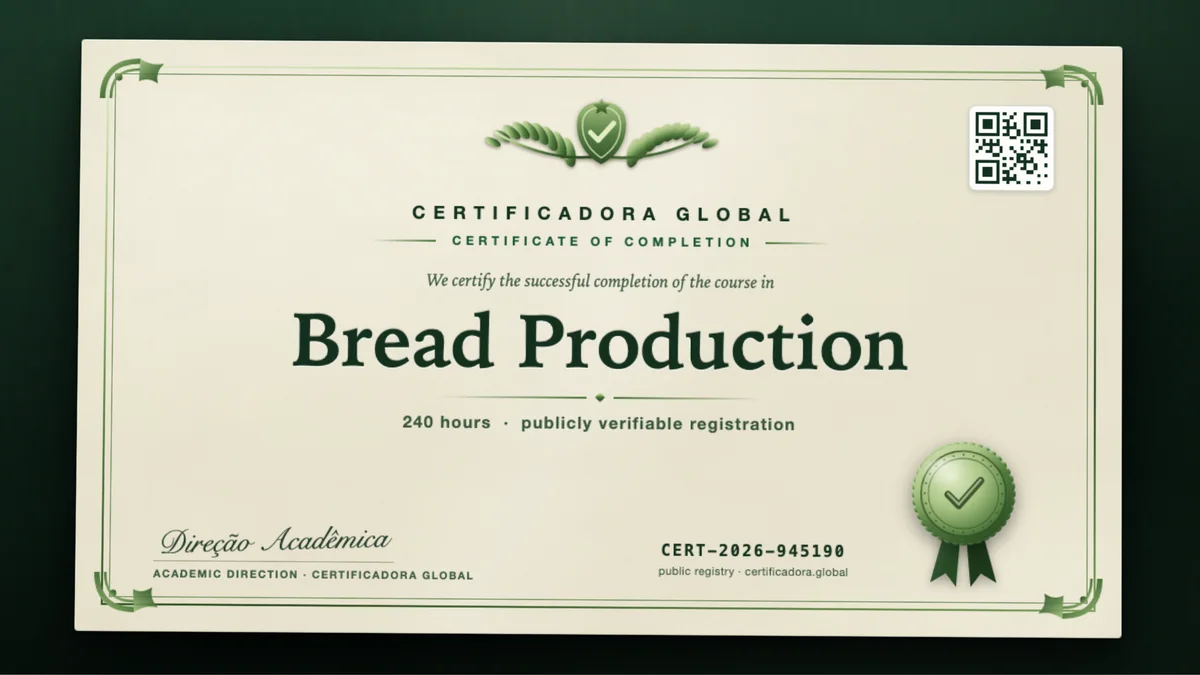 Cover of the Bread Production course