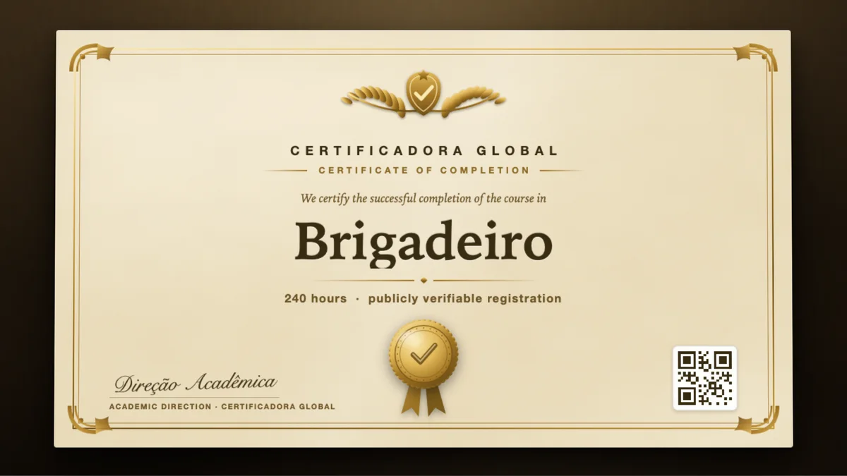 Cover of the Brigadeiro course
