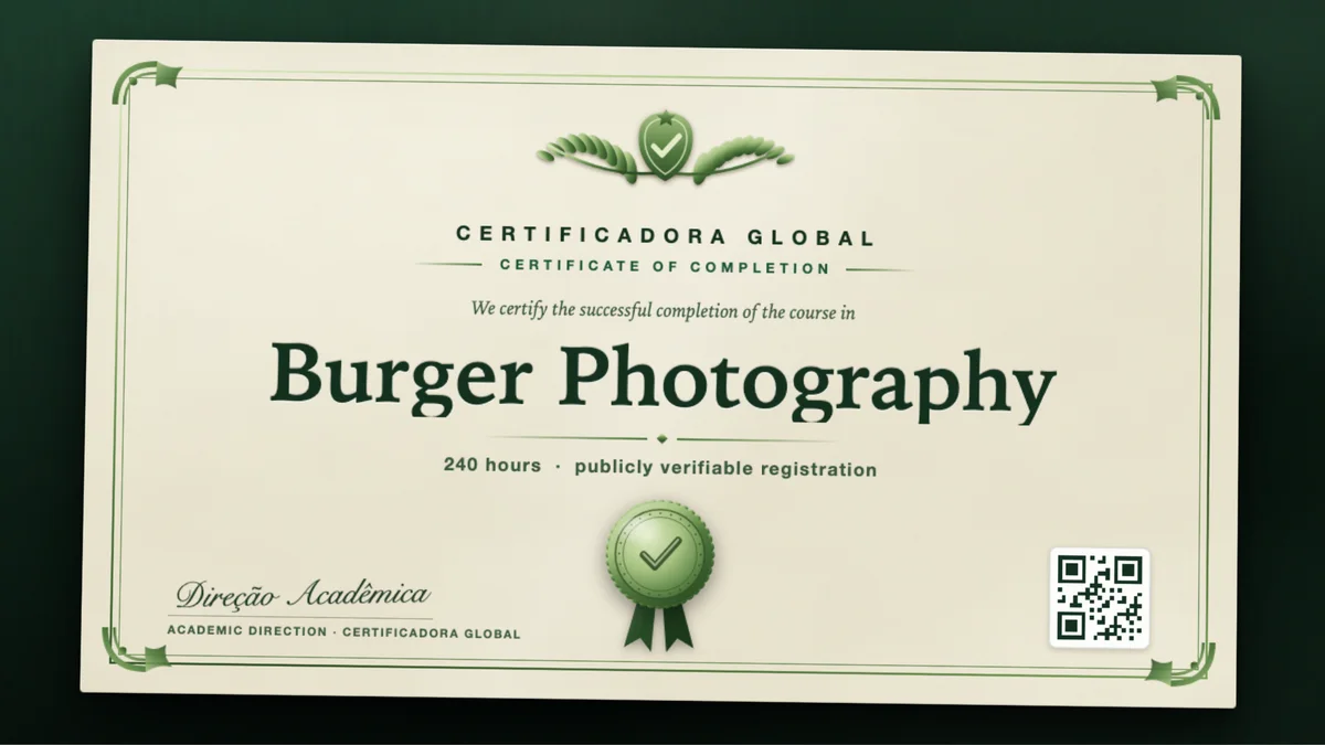 Cover of the Burger Photography course