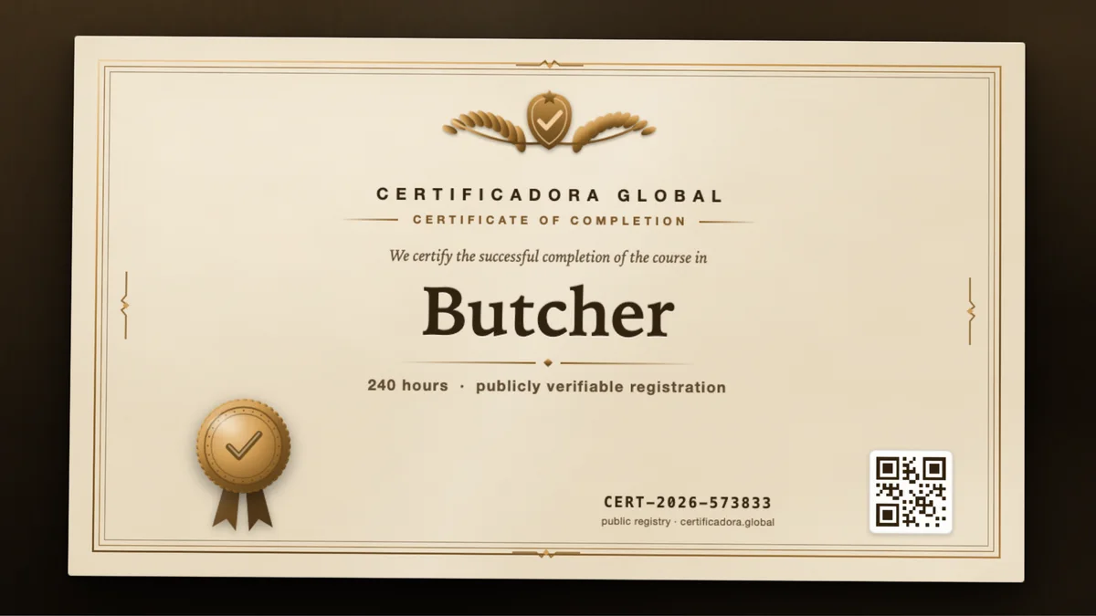 Cover of the Butcher course