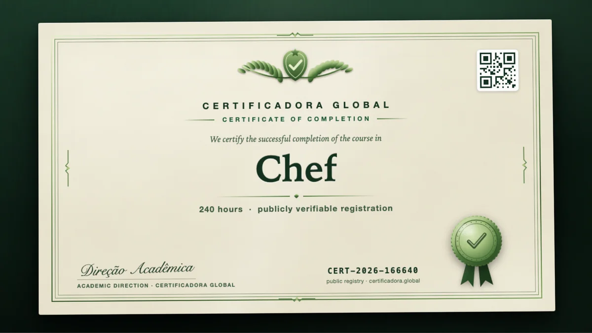 Cover of the Chef course