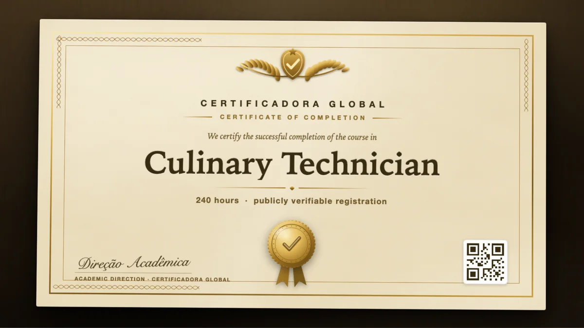 Cover of the Culinary Technician course