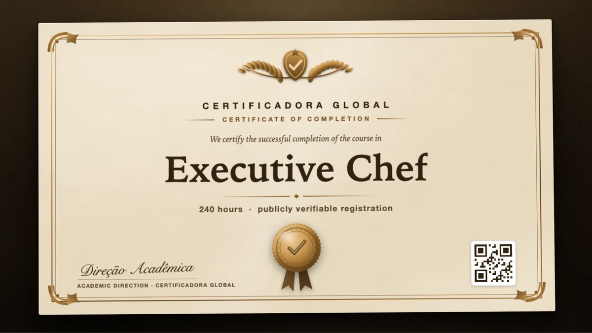 Cover of the Executive Chef course