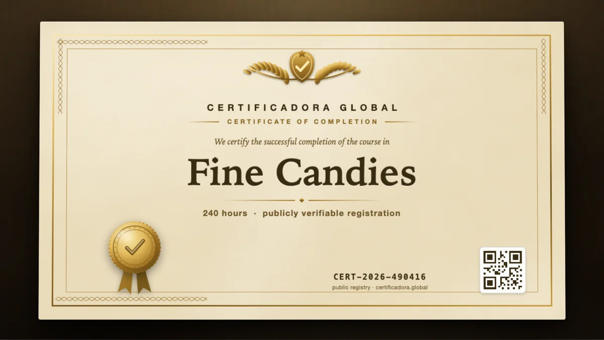 Cover of the Fine Candies course