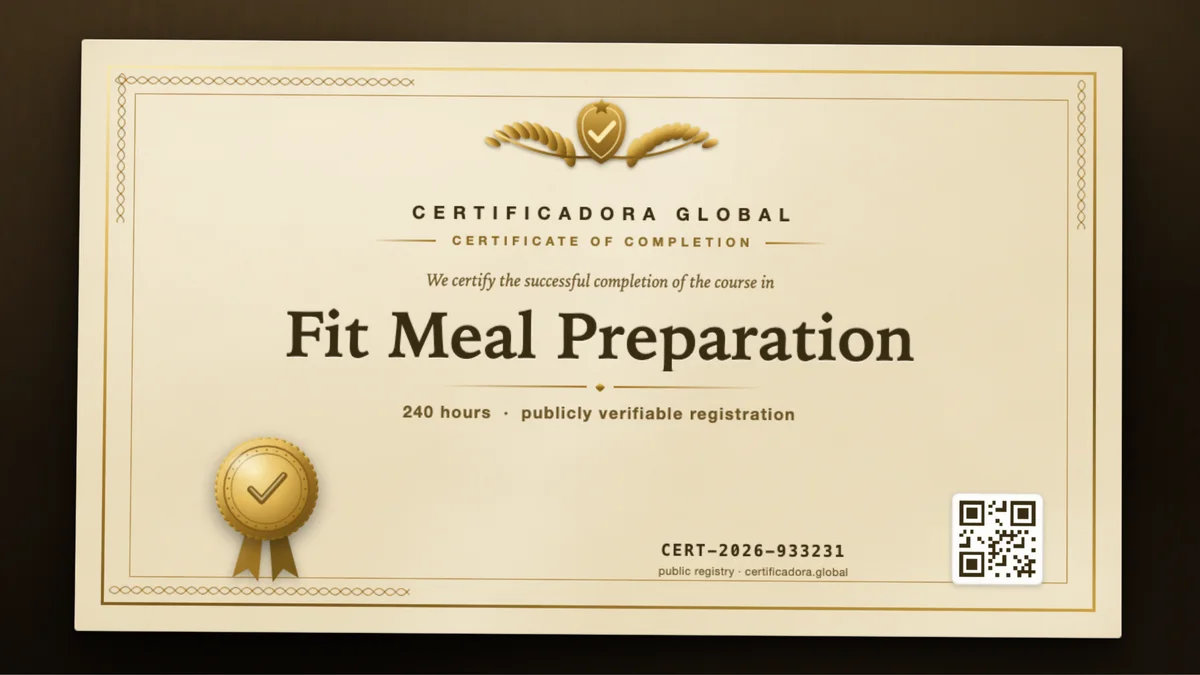 Cover of the Fit Meal Preparation course