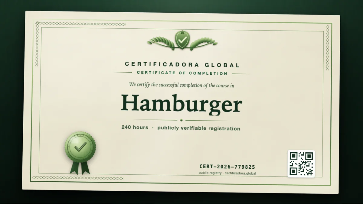 Cover of the Hamburger course