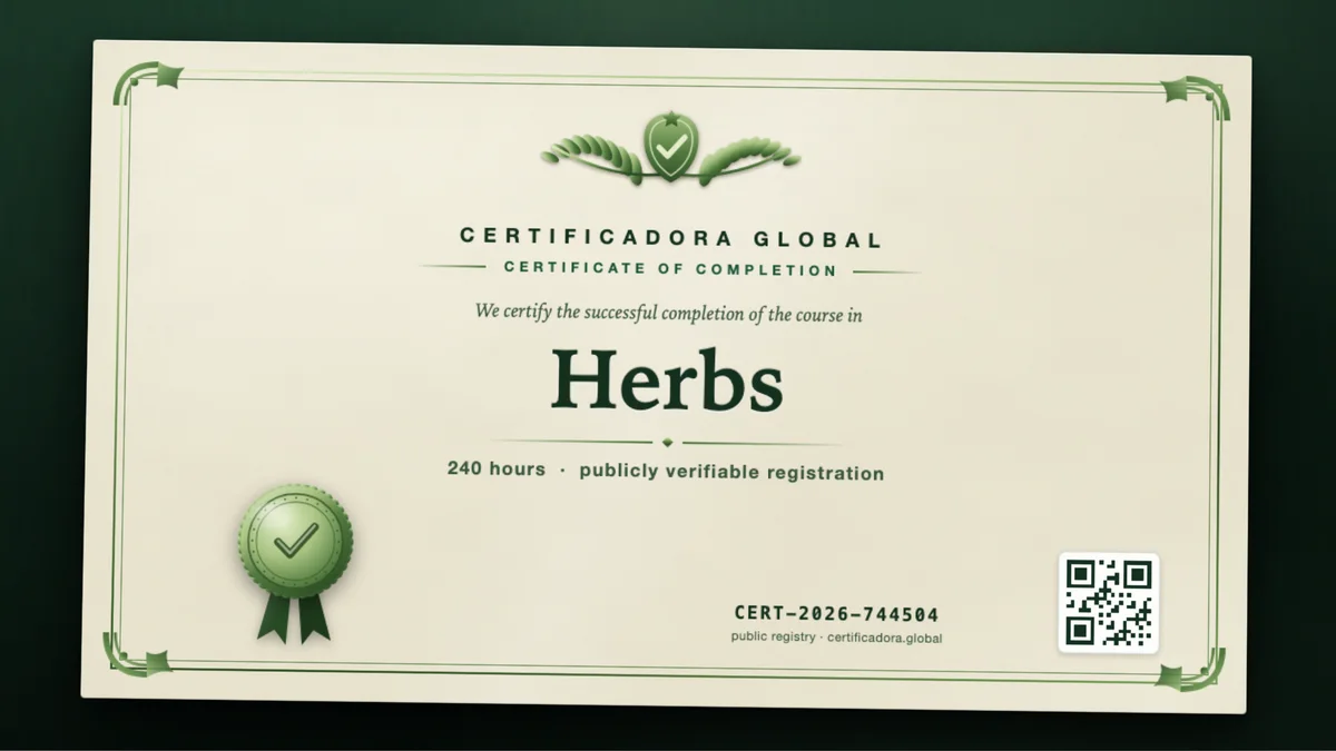Cover of the Herbs course
