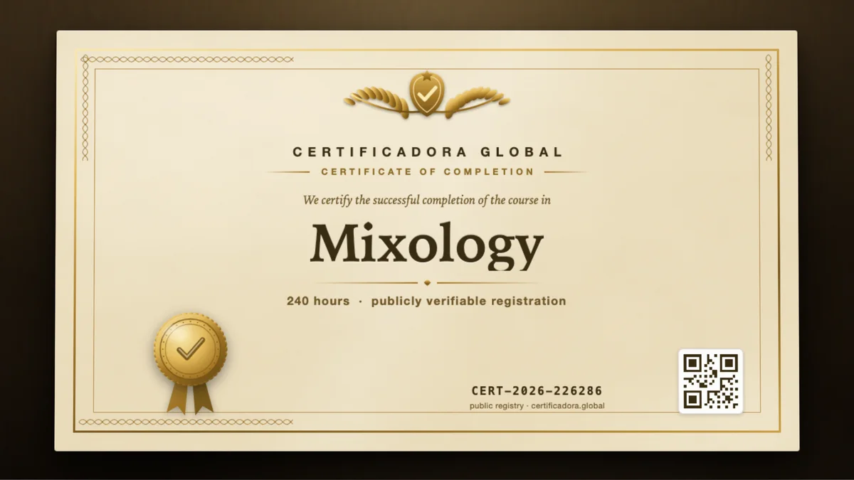 Cover of the Mixology course