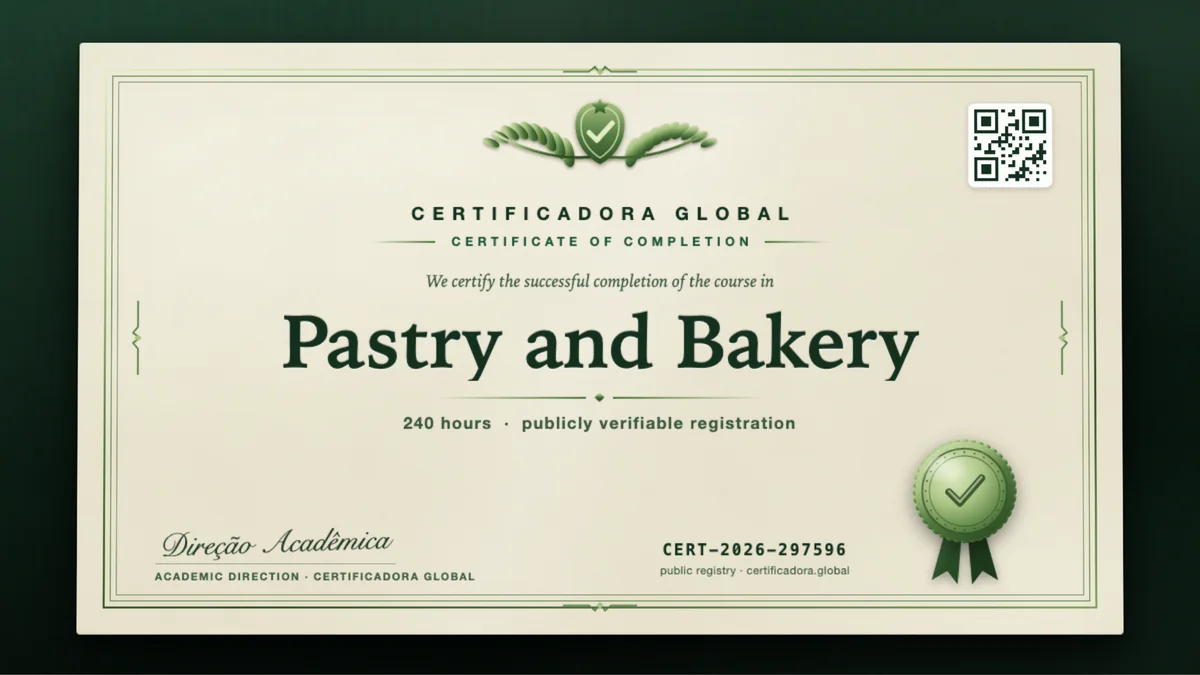 Cover of the Pastry and Bakery course