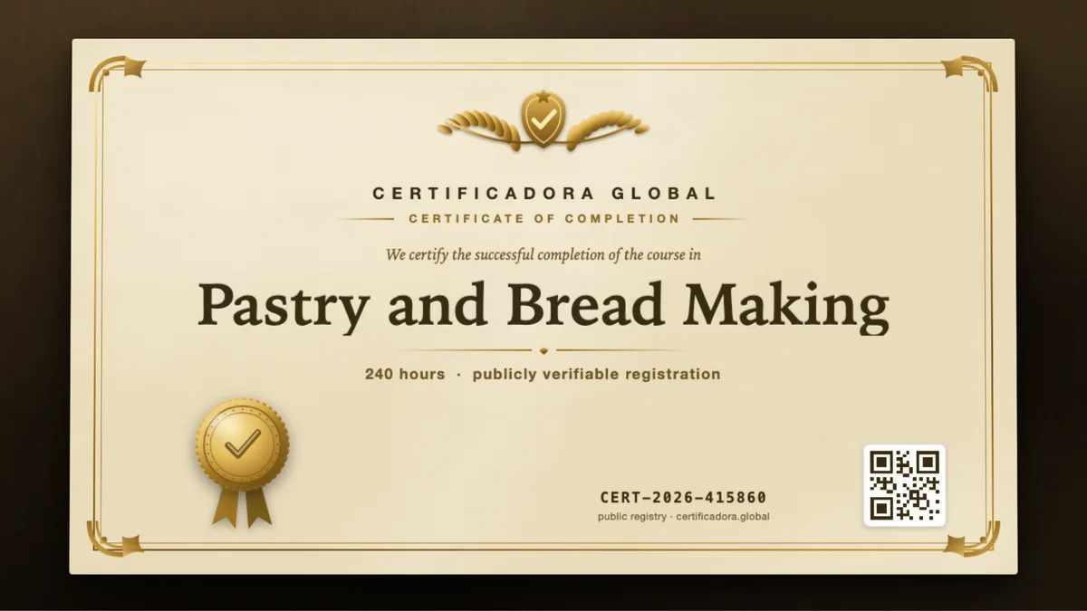 Cover of the Pastry and Bread Making course