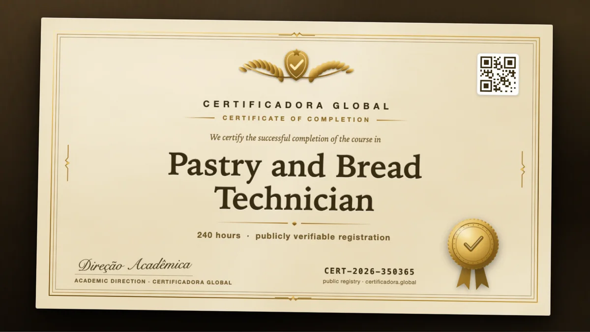 Cover of the Pastry and Bread Technician course