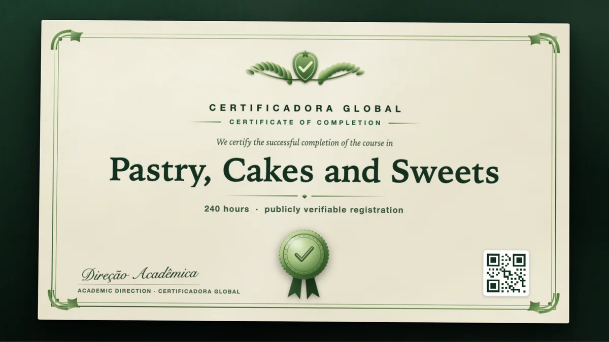 Cover of the Pastry, Cakes and Sweets course