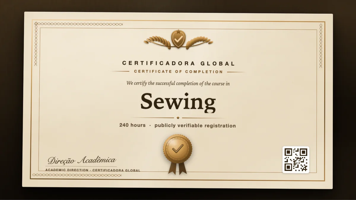 Cover of the Sewing course