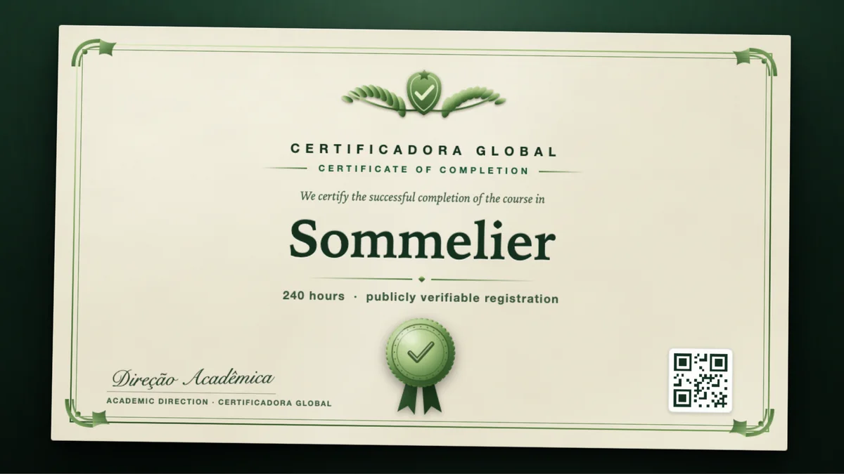 Cover of the Sommelier course