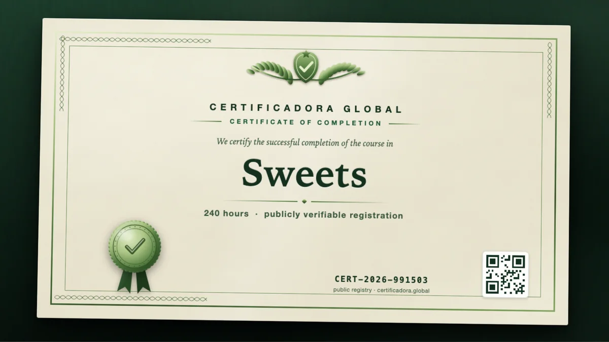 Cover of the Sweets course