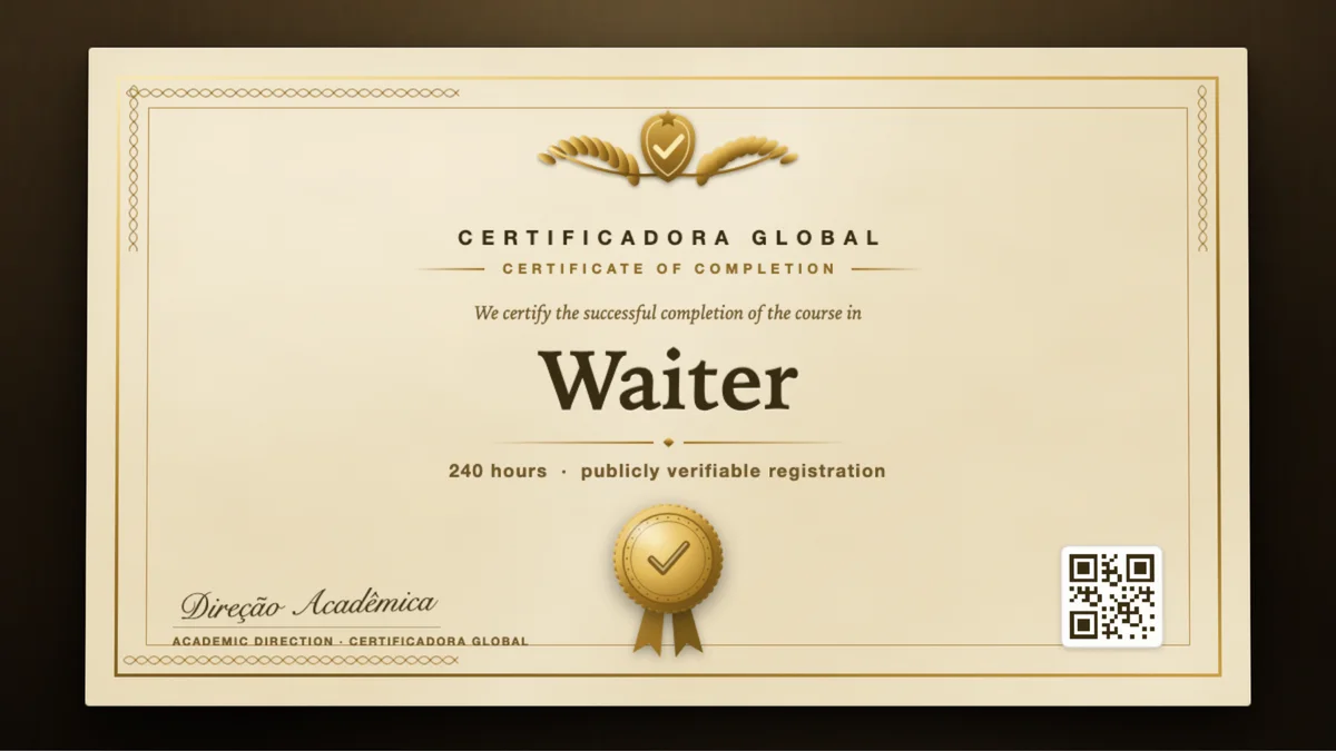 Cover of the Waiter course
