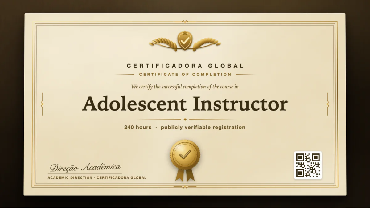 Cover of the Adolescent Instructor course