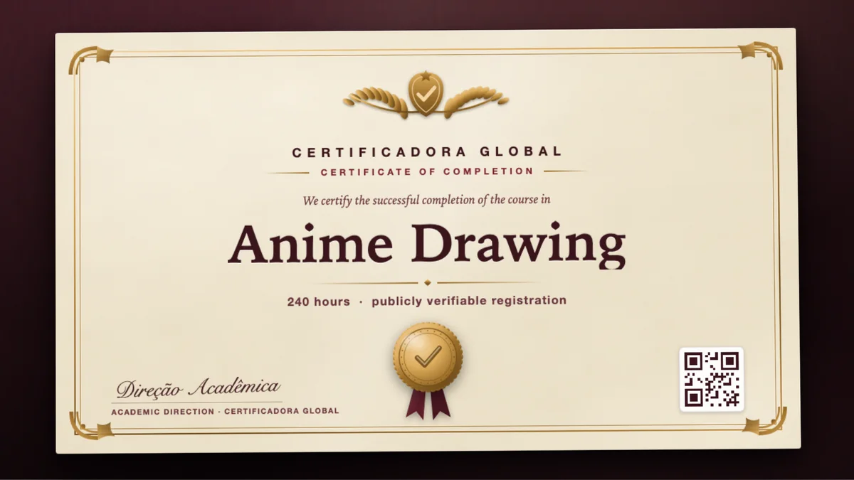 Cover of the Anime Drawing course