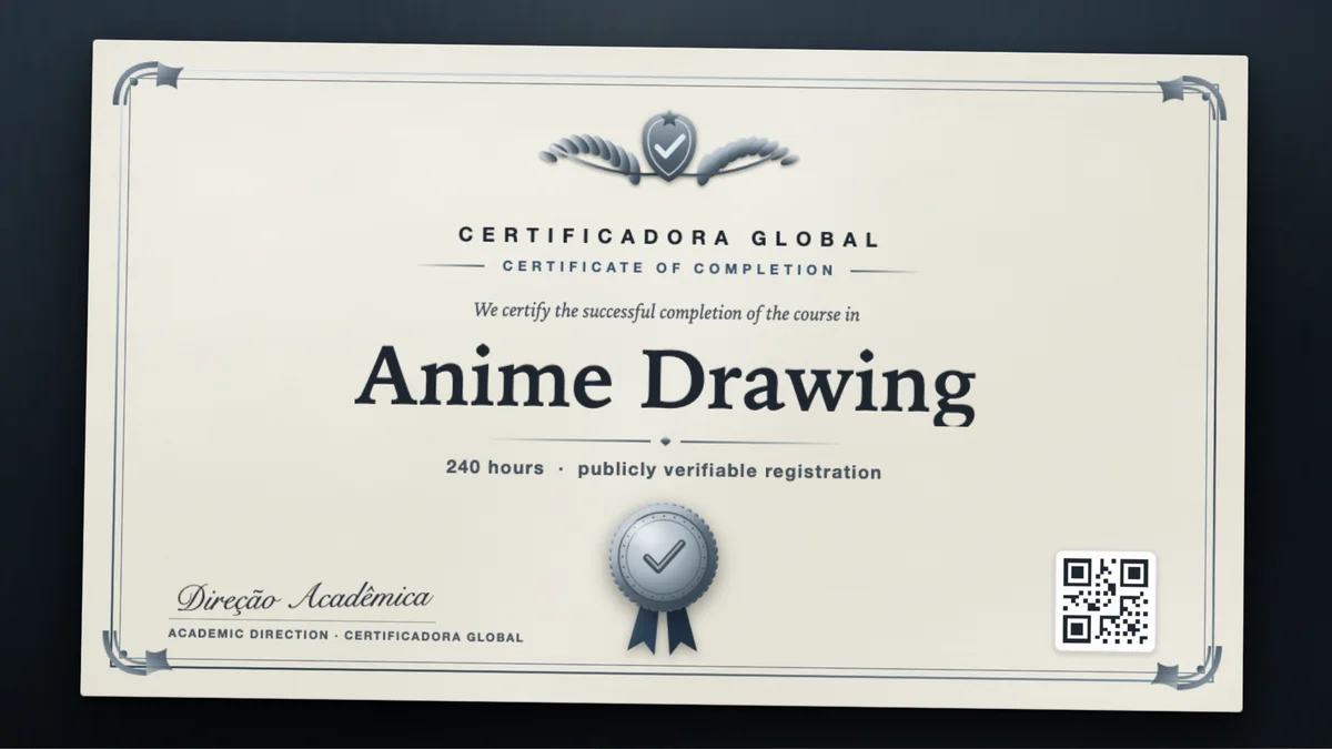 Cover of the Anime Drawing course
