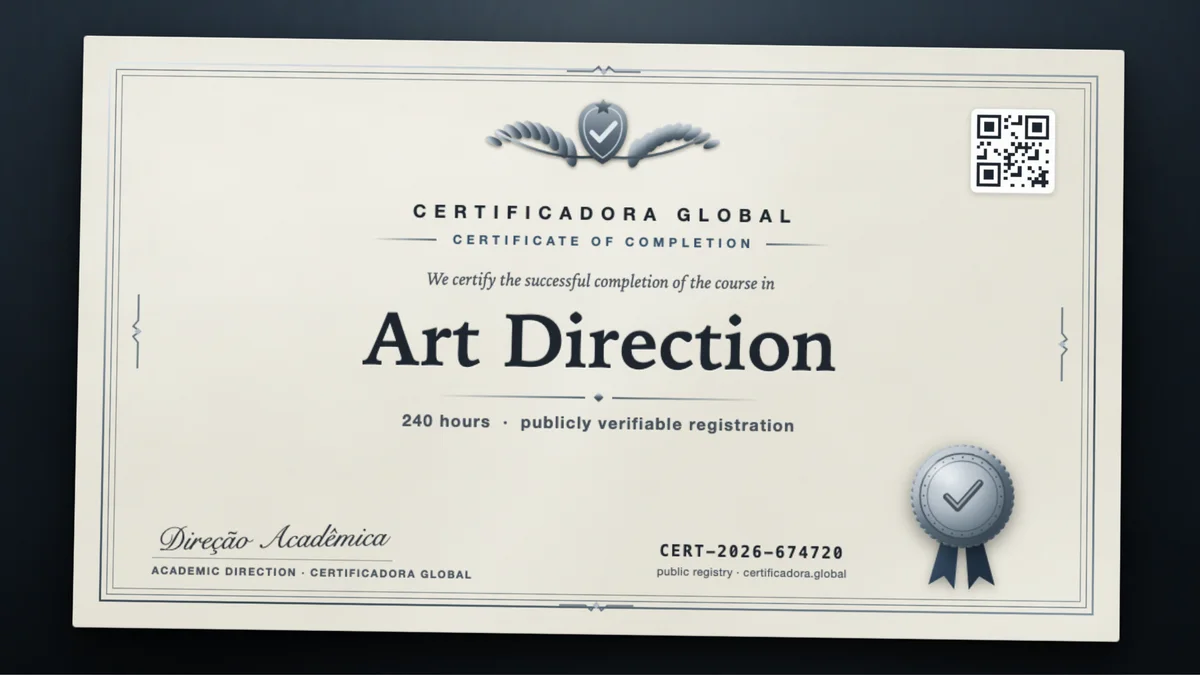 Cover of the Art Direction course