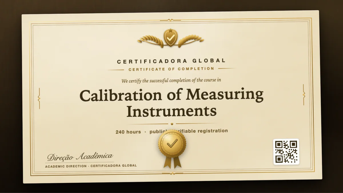 Cover of the Calibration of Measuring Instruments course