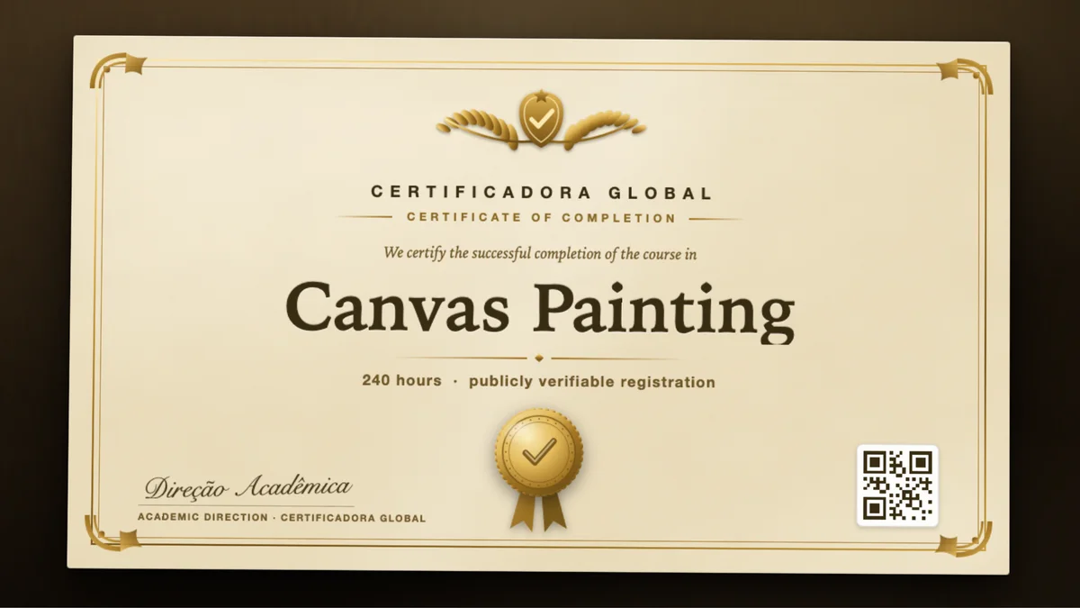 Cover of the Canvas Painting course