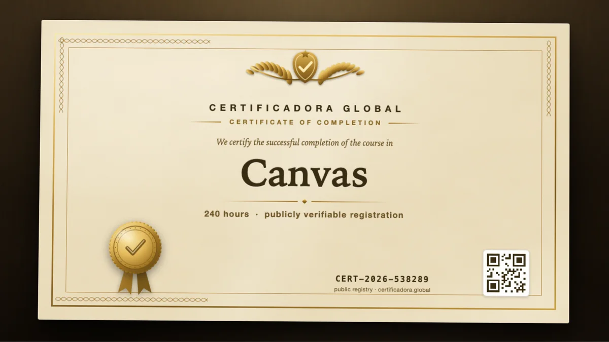 Cover of the Canvas course