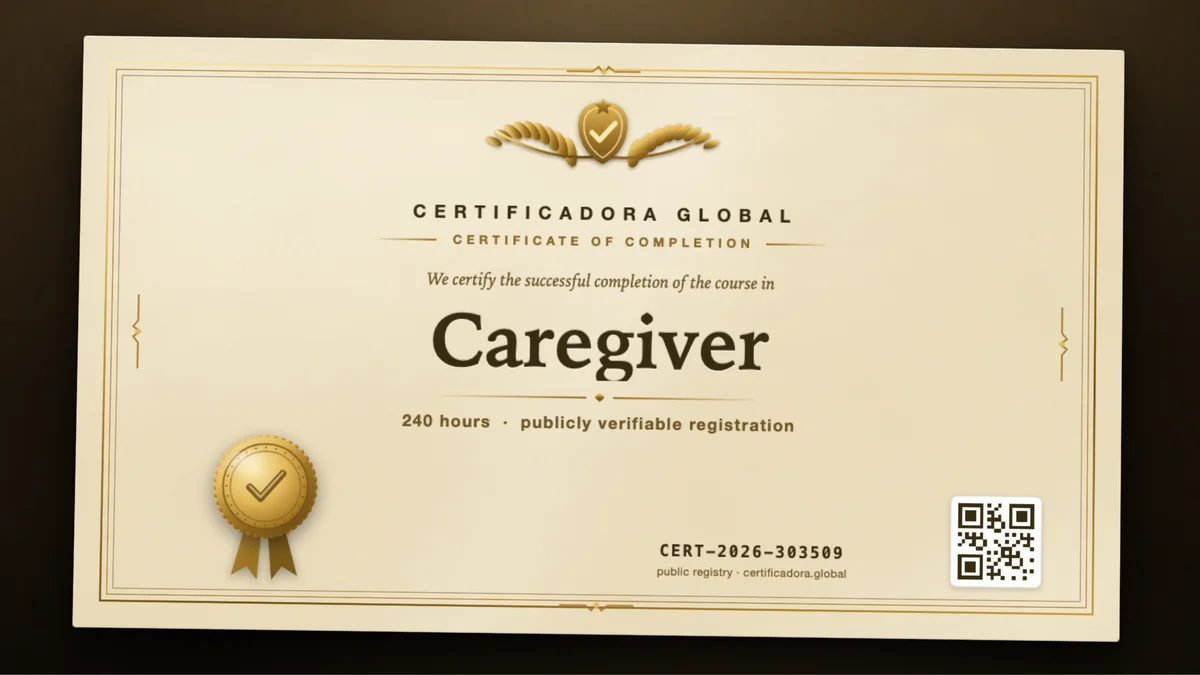 Cover of the Caregiver course