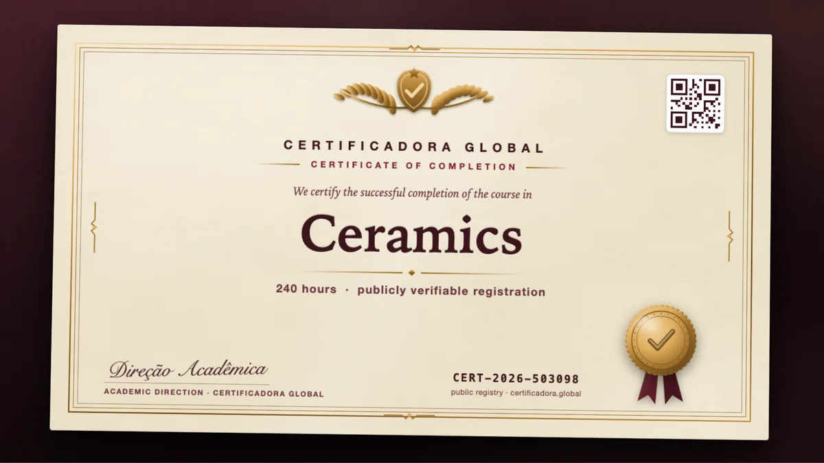 Cover of the Ceramics course