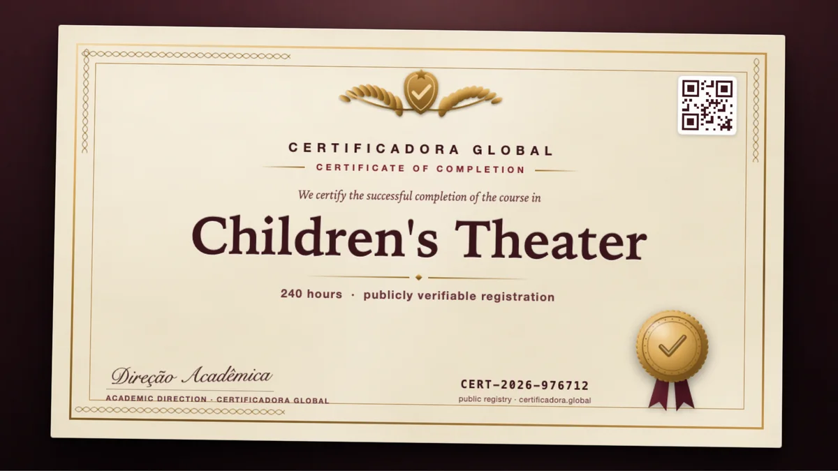 Cover of the Children's Theater course