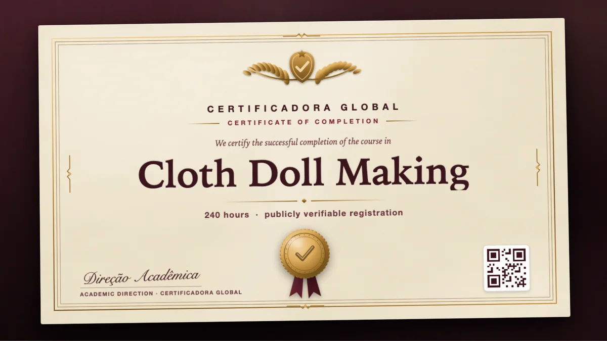 Cover of the Cloth Doll Making course