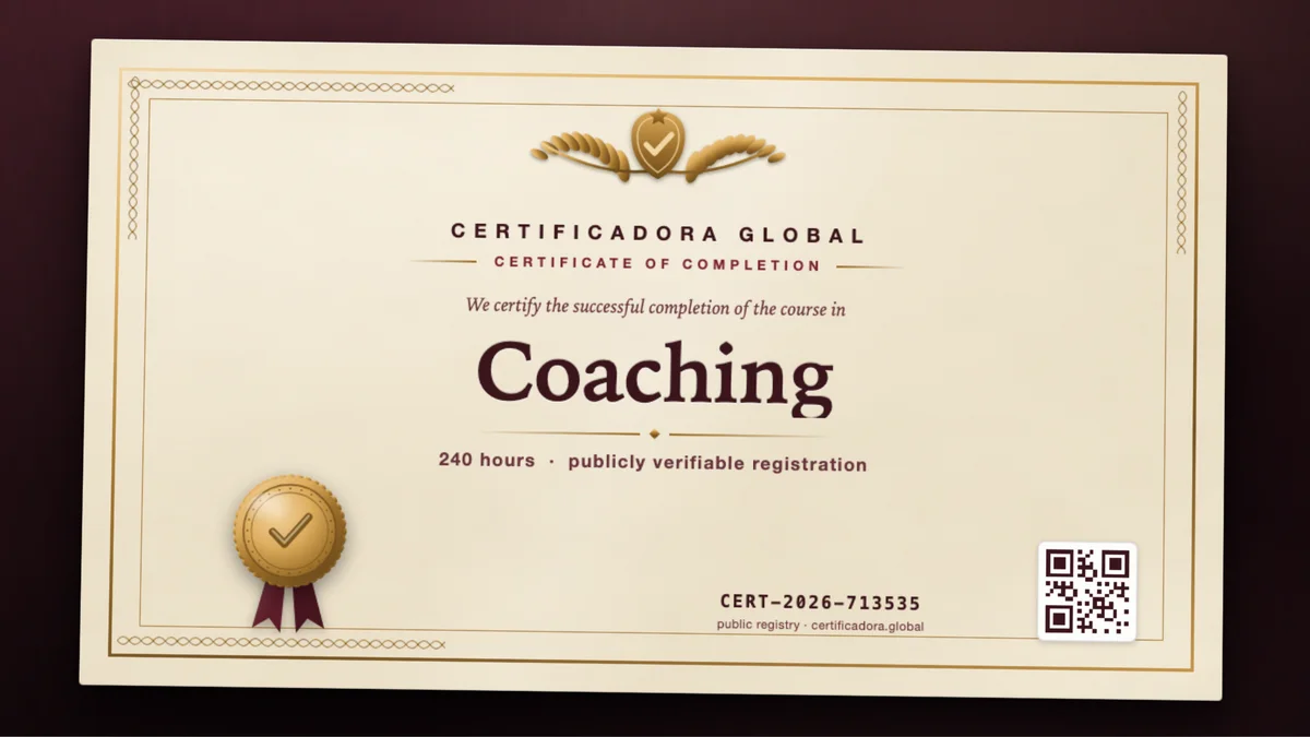 Cover of the Coaching course
