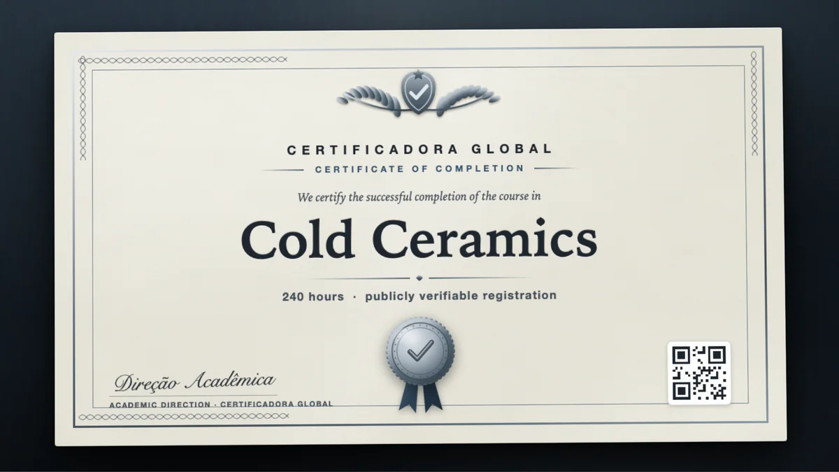 Cover of the Cold Ceramics course