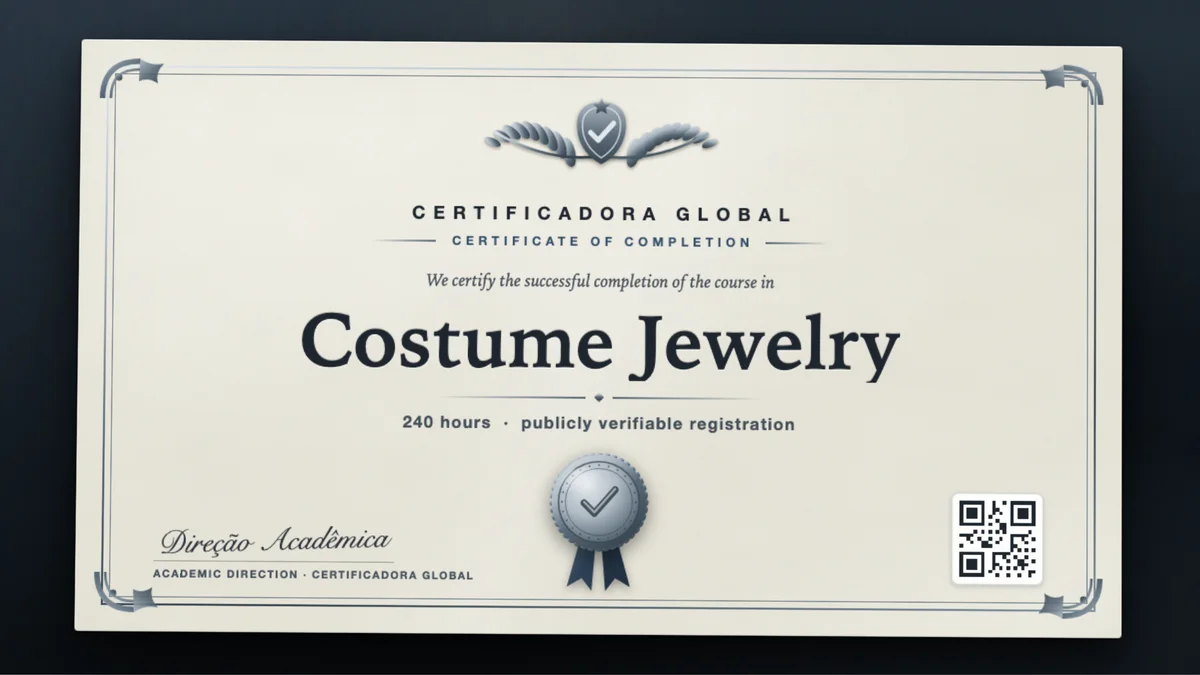 Cover of the Costume Jewelry course