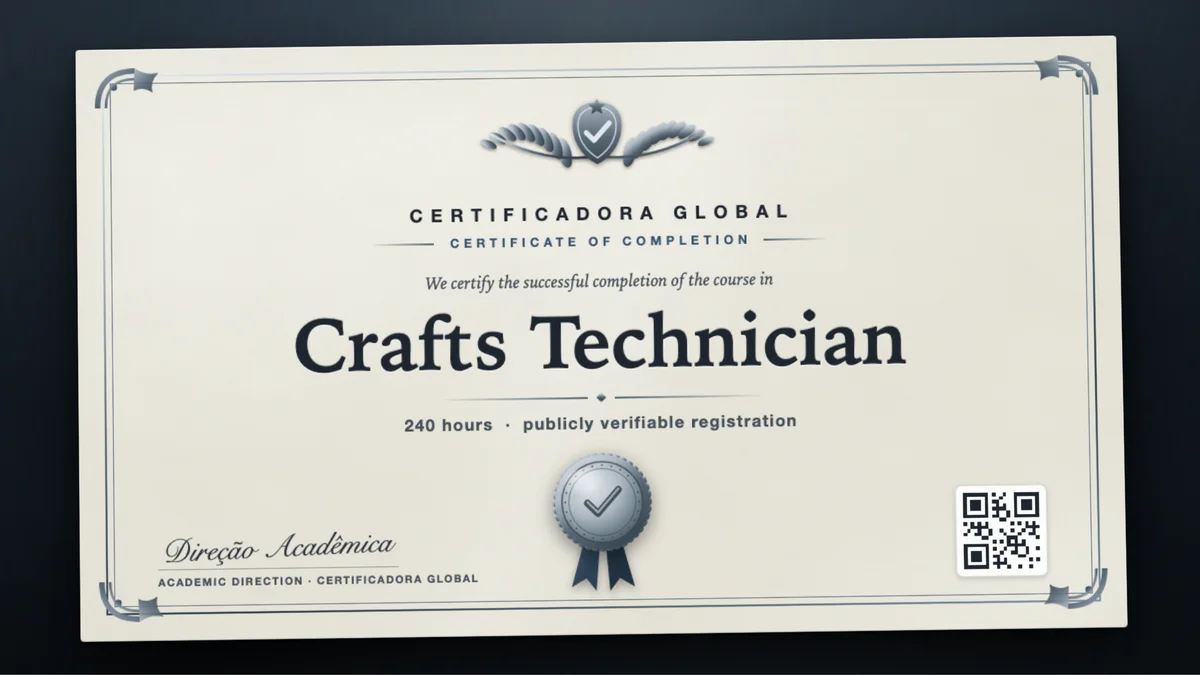 Cover of the Crafts Technician course